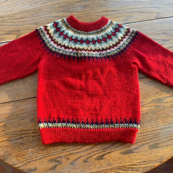 BERGENSKOFTER hand knit wool sweater/Norway - Picture 2 of 7